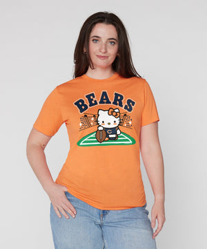 Hello Kitty x Chicago Bears Holder Tee (Adult- Unisex) Apparel HOMAGE