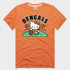Hello Kitty x Cincinnati Bengals Holder Tee (Adult- Unisex) Apparel HOMAGE Orange XS