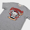 Hello Kitty x Cleveland Guardians Batter Tee (Adult- Unisex) Apparel HOMAGE