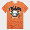 Hello Kitty x Detroit Tigers Toss Tee (Adult- Unisex) Apparel HOMAGE Orange XS
