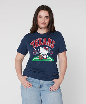Hello Kitty x Houston Texans Holder Tee (Adult- Unisex) Apparel HOMAGE