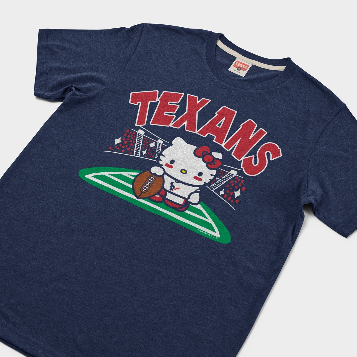Hello Kitty x Houston Texans Holder Tee (Adult- Unisex) Apparel HOMAGE