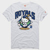 Hello Kitty x Kansas City Royals Swing Tee (Adult- Unisex) Apparel HOMAGE Ash XS