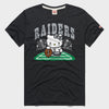 Hello Kitty x Las Vegas Raiders Holder Tee (Adult- Unisex) Apparel HOMAGE Charcoal XS