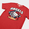 Hello Kitty x Los Angeles Angels Catch Tee (Adult - Unisex) Apparel HOMAGE