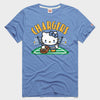 Hello Kitty x Los Angeles Chargers Snap Tee (Adult- Unisex) Apparel HOMAGE Light Blue XS