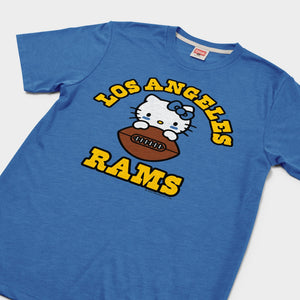 Hello Kitty x Los Angeles Rams Tee (Adult - Unisex) Apparel HOMAGE