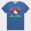 Hello Kitty x New York Giants Holder Tee (Adult- Unisex) Apparel HOMAGE Royal Blue XS