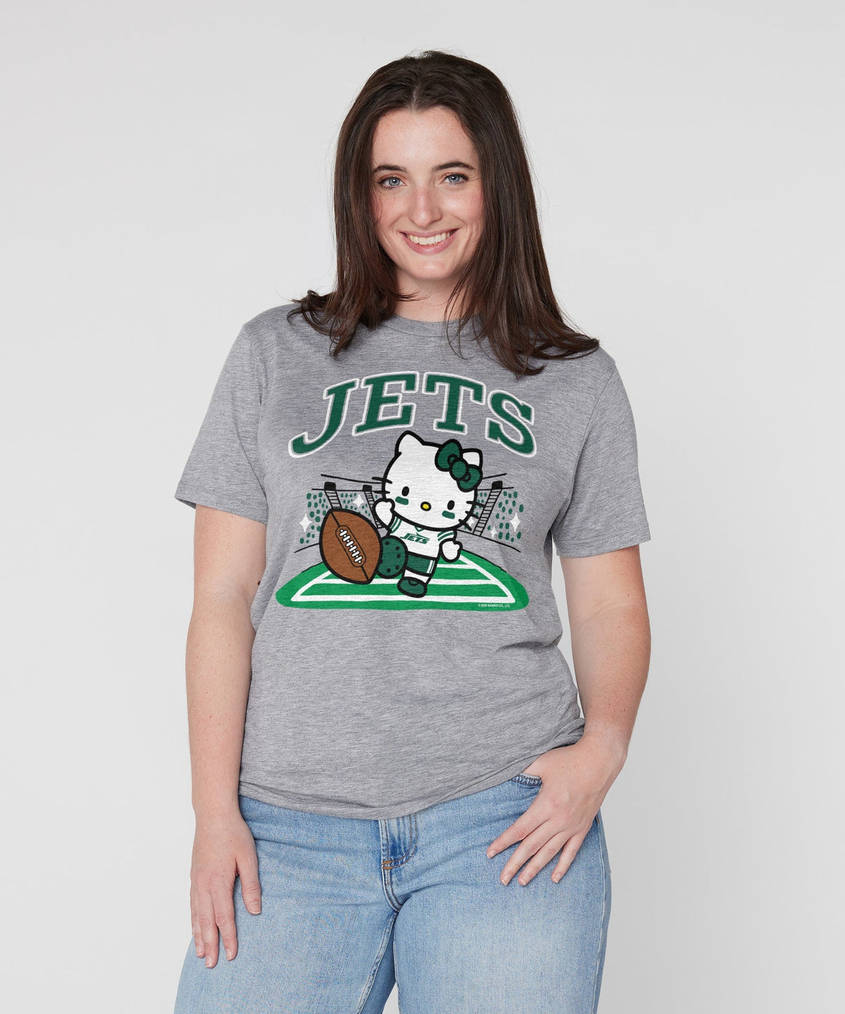 Hello Kitty x New York Jets Kickoff Tee (Adult- Unisex) Apparel HOMAGE