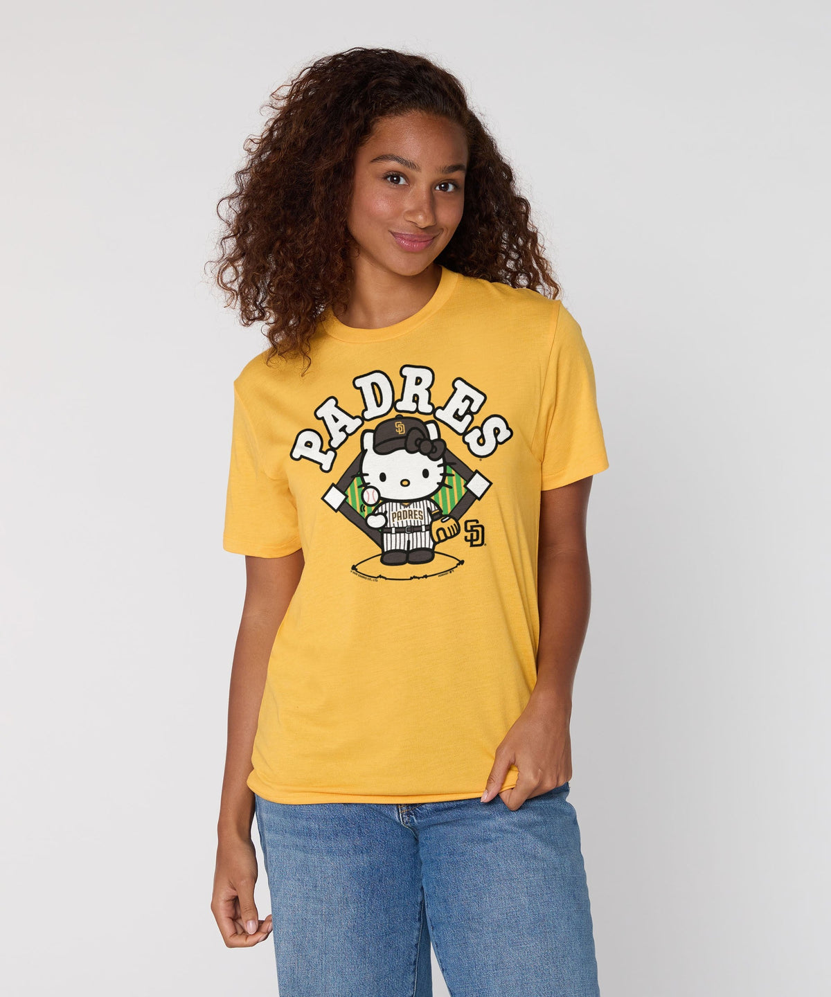 Hello Kitty x San Diego Padres Toss Tee (Adult - Unisex) Apparel HOMAGE