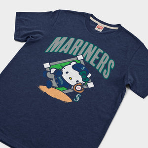 Hello Kitty x Seattle Mariners Catch Tee (Adult- Unisex) Apparel HOMAGE