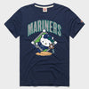 Hello Kitty x Seattle Mariners Catch Tee (Adult- Unisex) Apparel HOMAGE Navy XS