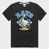 Hello Kitty x Tampa Bay Rays Catch Tee (Adult- Unisex) Apparel HOMAGE Charcoal XS
