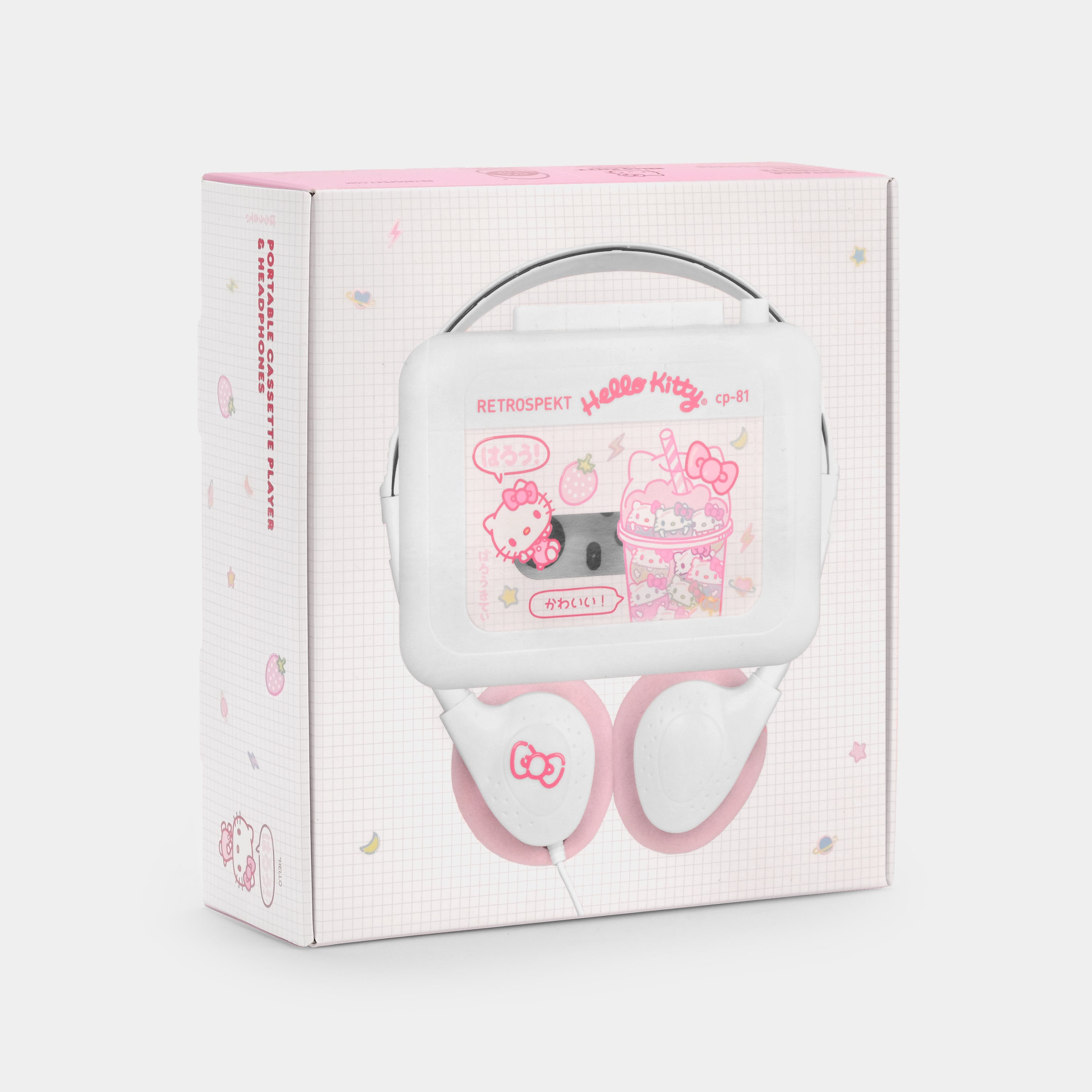 Hello Kitty Strawberry Milk CP81 Portable Cassette Player