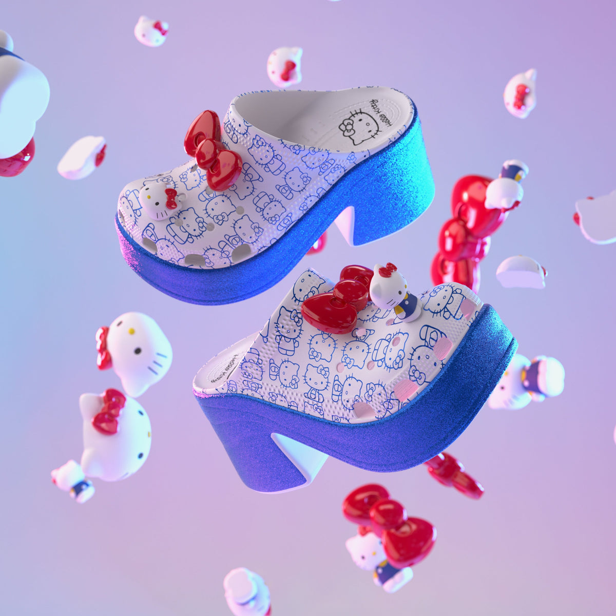 Hello Kitty x Crocs Adult Siren Heeled Clog Hello Kitty x Crocs Adult Siren Heeled Clog