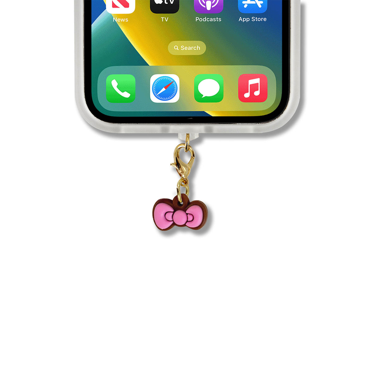 Hello Kitty x Sonix Pink Bows Charging Port 3-Pc Charms Set Accessory BySonix Inc.