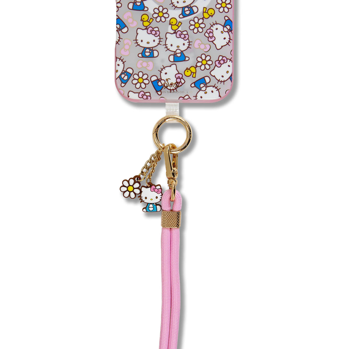 Hello Kitty x Sonix Pink Bows Crossbody Phone Strap with Charms Accessory BySonix Inc.