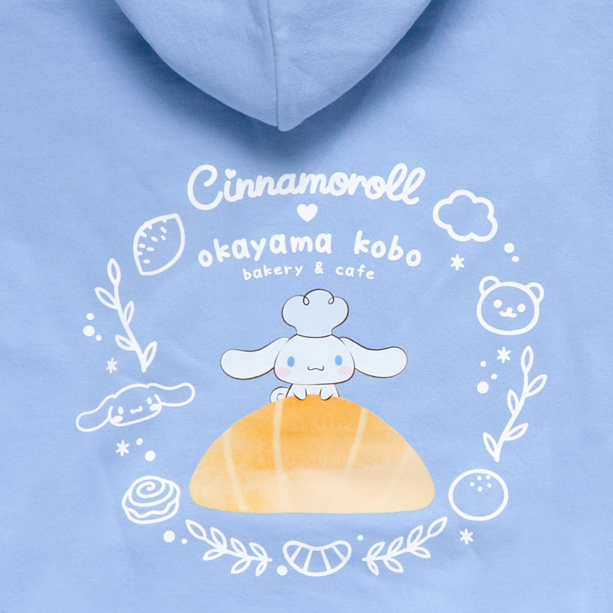 Cinnamoroll x Okayama Kobo Hoodie Apparel Okayama Kobo