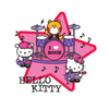 Hello Kitty I Love Rock Tee Apparel Printful