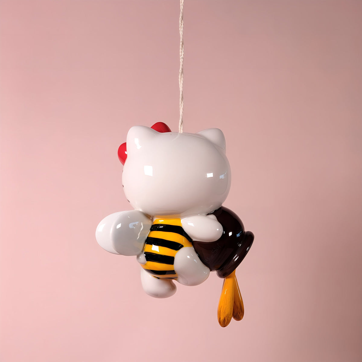 Hello Kitty Bumble Bee Ceramic Wind Chime Home Goods Blue Sky