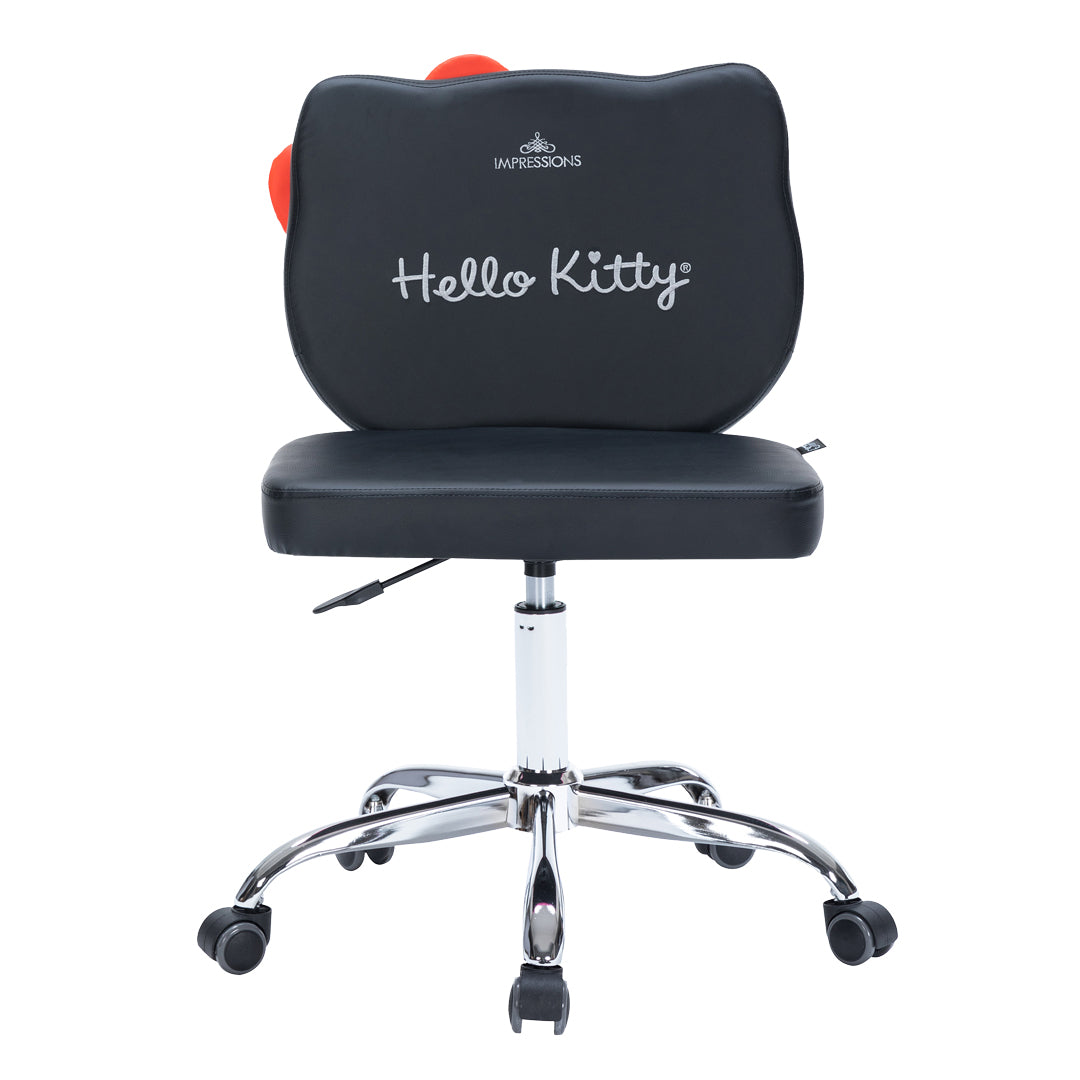 Hello Kitty x Impressions Vanity Faux Leather Swivel Vanity Chair Home Goods Impressions Vanity Co.
