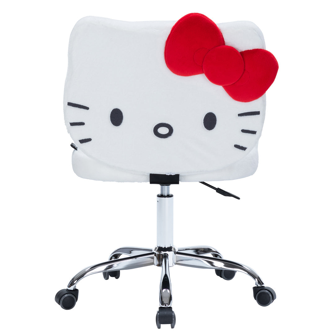 Hello Kitty x Impressions Vanity Teddy Fur Swivel Chair Vanity Seating Impressions Vanity Co.   