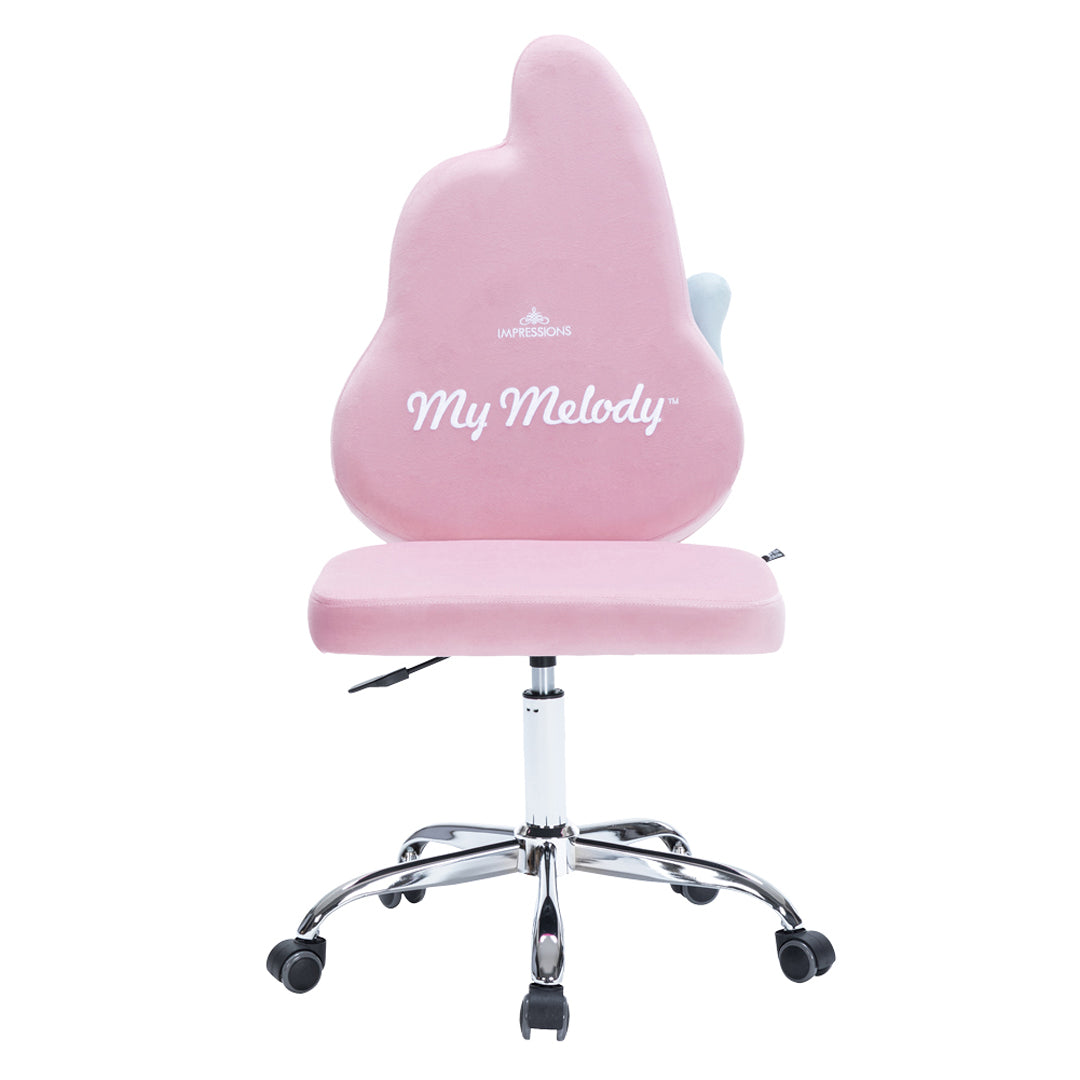 My Melody Swivel Vanity Chair Vanity Seating Impressions Vanity Co. Light Pink  