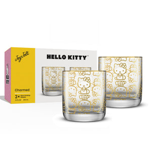Hello Kitty Charmed Short Drinking Glasses (Set of 2) Home Goods JoyJolt