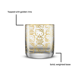 Hello Kitty Charmed Short Drinking Glasses (Set of 2) Home Goods JoyJolt