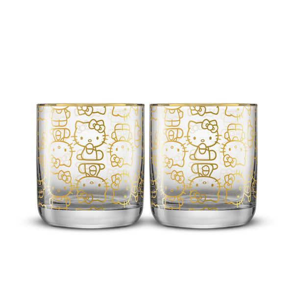 Hello Kitty Charmed Short Drinking Glasses (Set of 2)