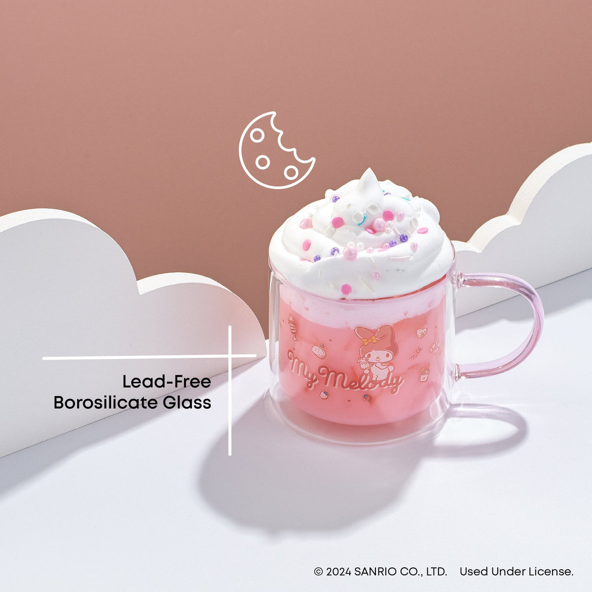 My Melody Double Wall Coffee Mug Home Goods JoyJolt