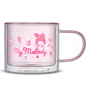 My Melody Double Wall Coffee Mug Home Goods JoyJolt