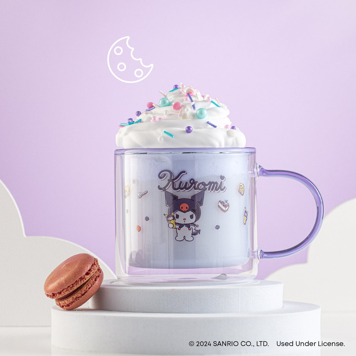 Kuromi Double Wall Coffee Mug Home Goods JoyJolt
