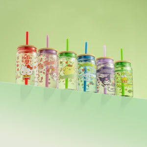 Keroppi Favorite Flavor Lidded Glass Tumbler