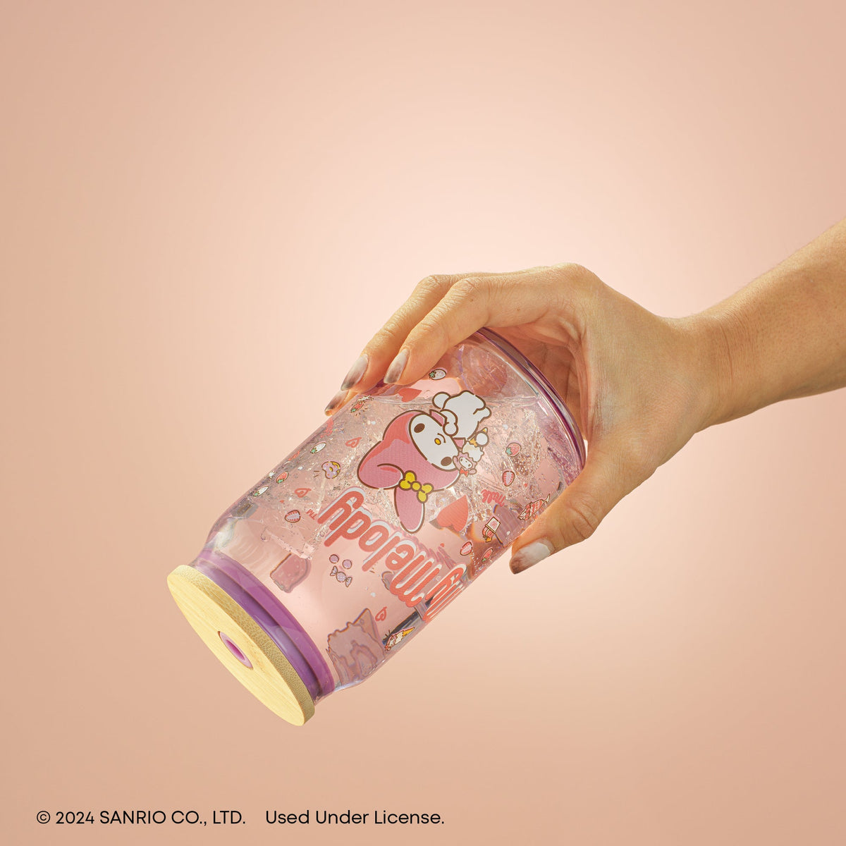 My Melody Favorite Flavor Lidded Glass Tumbler