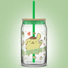Pompompurin Favorite Flavor Lidded Glass Tumbler