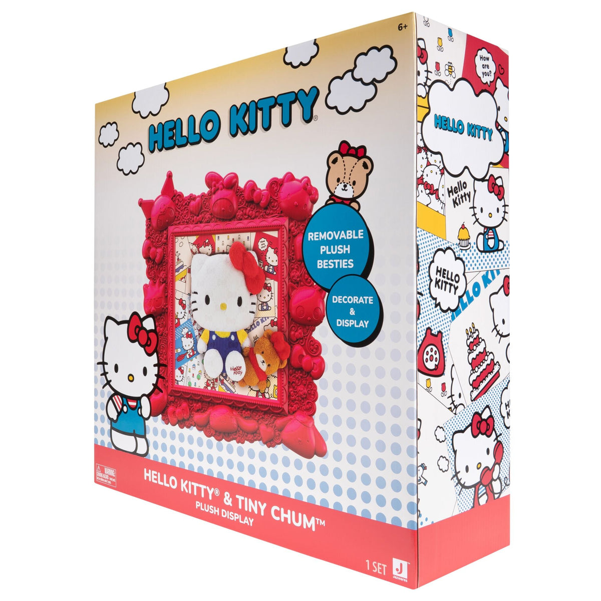 Hello Kitty & Tiny Chum Plush Besties 3D Display Frame Plush Jazwares