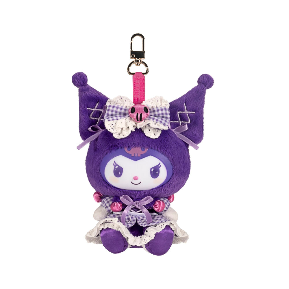 Kuromi Vinyl Clip Plush Mascot Keychain (Lolita Bestie) Plush Jazwares