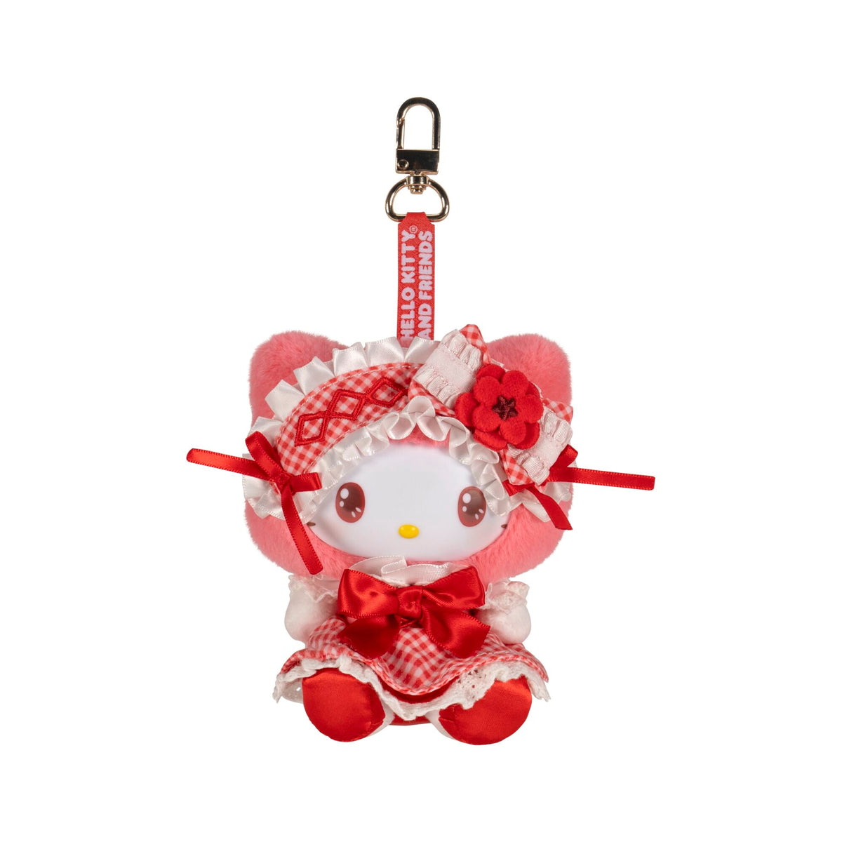 Hello Kitty Vinyl Clip Plush Mascot Keychain (Lolita Bestie) Plush Jazwares