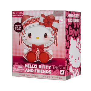 Hello Kitty Vinyl Clip Plush Mascot Keychain (Lolita Bestie) Plush Jazwares