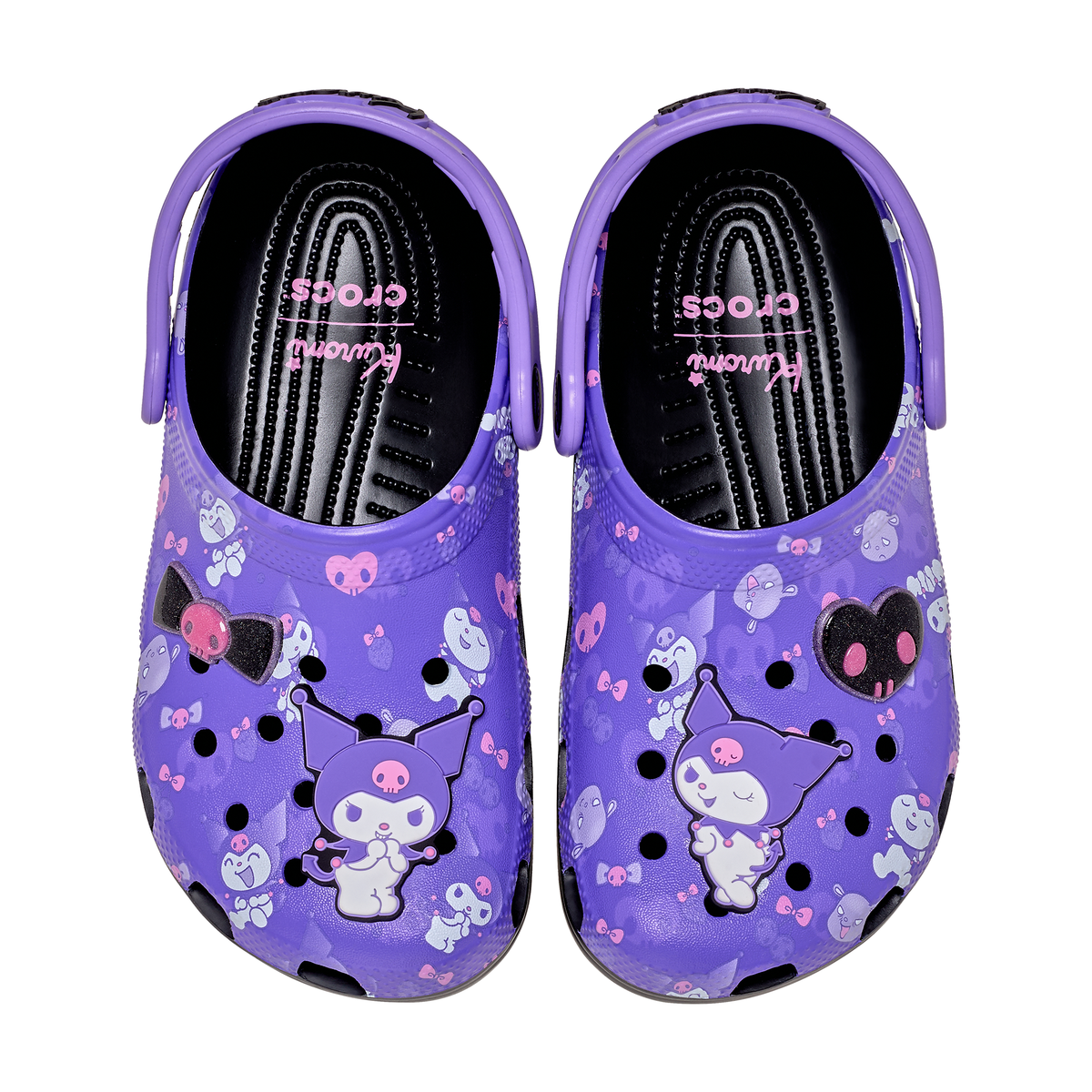 Kuromi x Crocs Kids Purple Classic Clog Shoes Crocs