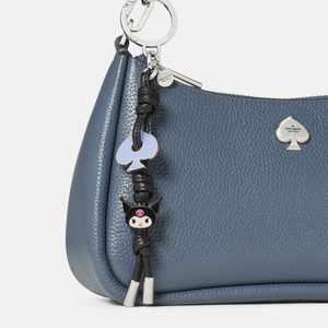 Kuromi x Kate Spade New York Enamel Knott Bag Charm Accessory Kate Spade