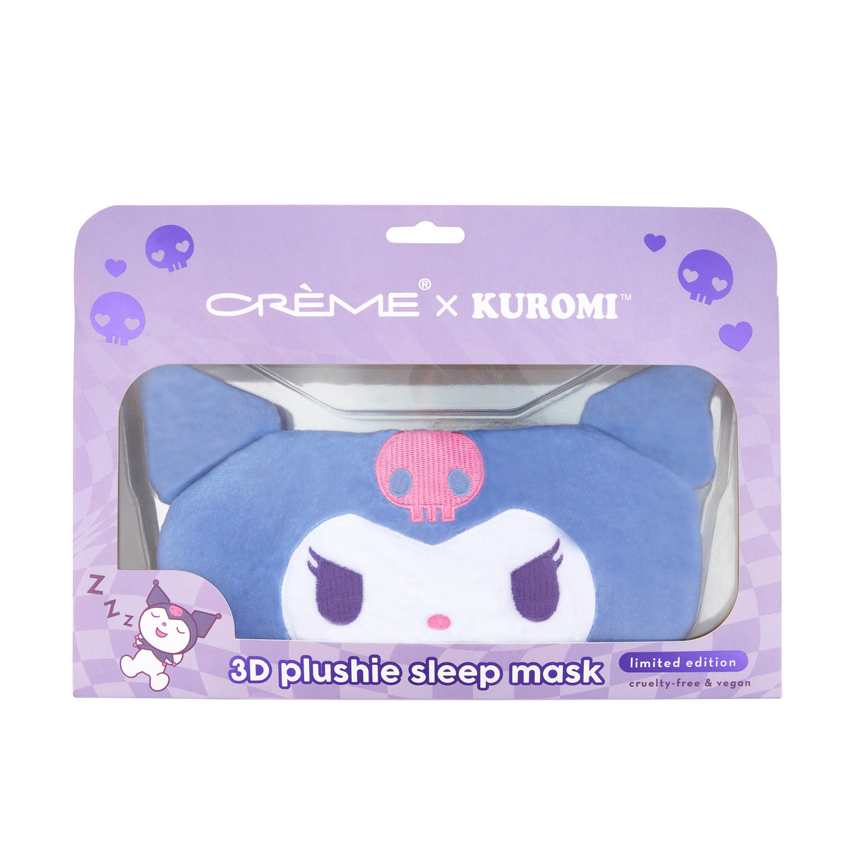 Kuromi x The Crème Shop 3D Plushie Sleep Mask Beauty The Crème Shop   