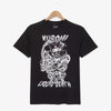 Kuromi x Liquid Death Tonal Portrait T-Shirt (Black) Apparel Culture Studio