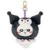 Chiikawa × Sanrio Characters Kiramekko Plush Mascot Keychain (Momonga × Kuromi) Accessory Jazwares LLC