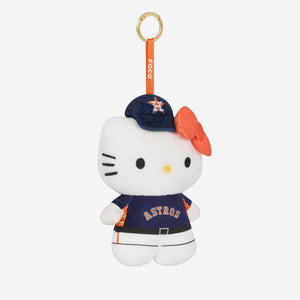 Hello Kitty x Houston Astros Plush Mascot Keychain Accessory FOCO