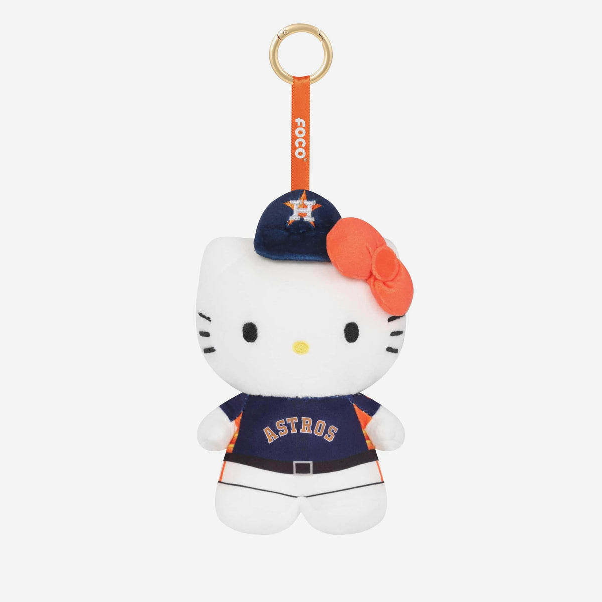 Hello Kitty x Houston Astros Plush Mascot Keychain Accessory FOCO