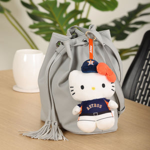 Hello Kitty x Houston Astros Plush Mascot Keychain Accessory FOCO