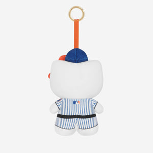 Hello Kitty x New York Mets Plush Mascot Keychain Accessory FOCO