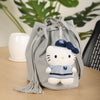 Hello Kitty x New York Yankees Plush Mascot Keychain Accessory FOCO